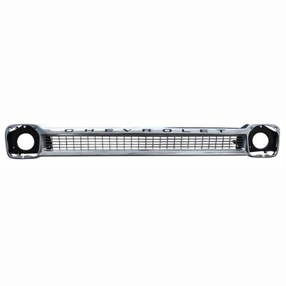 64-66 C-10 GRILLE CHR W/LETTER (W/LAMP BUCKET & GRILLE BRACE)
