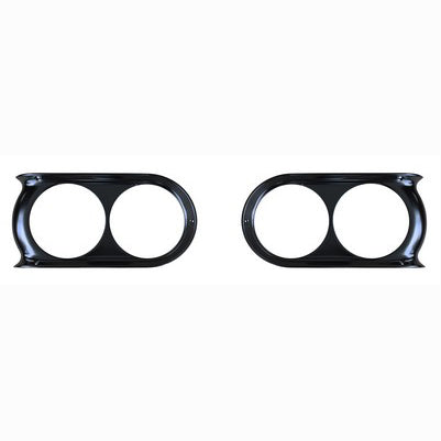 1960-66 Gmc P/U, Suburban And Panel Truck Headlight Bezel Set (2Pc), Paintable