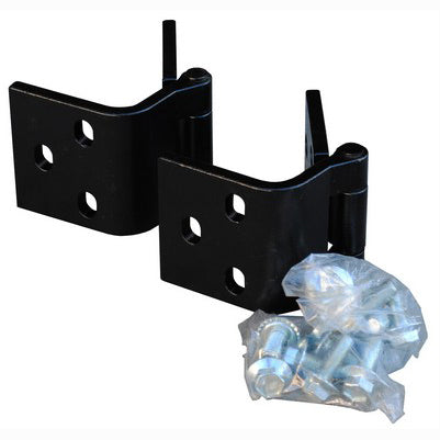 60-66 DOOR HINGE SET, W/SCREWS, LH (UPPR & LWR)