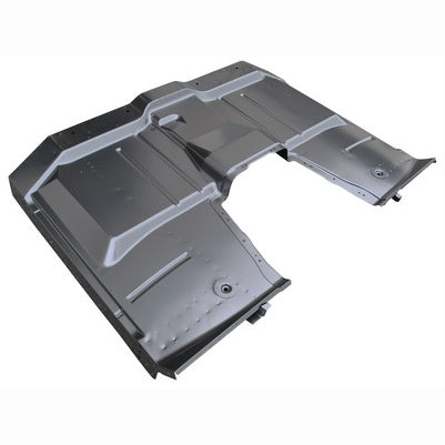 63-66 C10 COMPLETE FLOOR ASSEMBLY W/REMOVABLE TRANS COVER. DRILL CAB MOUNT HOLES FOR 60-62