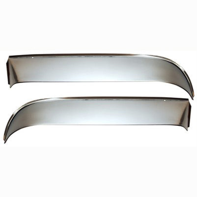 1960-63 Chevrolet/Gmc Truck Vent Shades W/Hardware Polished Ss