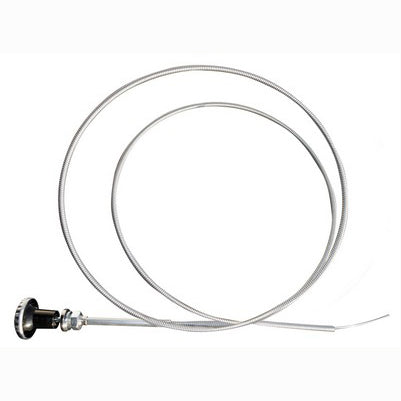 1960-63 Choke Cable & Knob Black & Ss