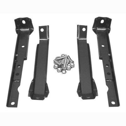 1967-72 C-10/Gmc 4/2Wd Shortbed W/Leaf Spring Susp Rear Bumper Bracket 4Pc Set