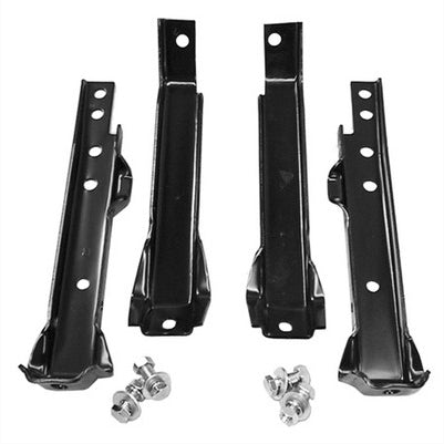 1967-72 C-10 Rr Bumper Bracket Kit Fltsd Or Stepside