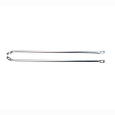 1967-72 Bedsde Brace Set Stainless Steel (2Pc) Fleetside/Blazer