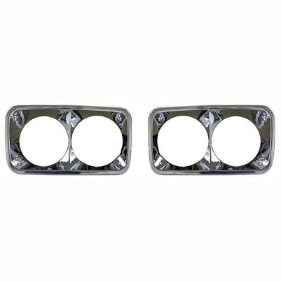 1969-72 Gmc Pickup, Suburban And Jimmy Headlight Bezel Set (2Pc)