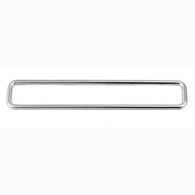 1968-72 C-10 Side Marker Lamp Trim Stainless 1 Pc, Takes 2 Per Marker Light Fits Upper And Lower Position Of All 4 Lights