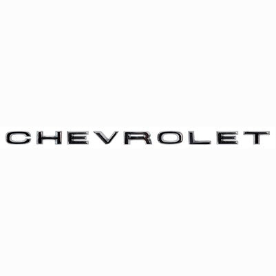 1967-68 C10 Chevrolet Hood Letter Set, 9Pc