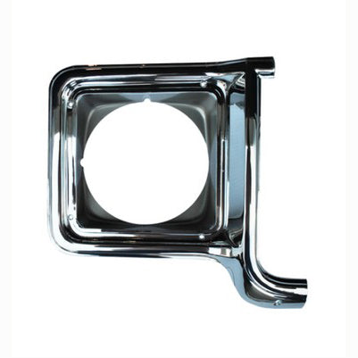 1973-78 C10 Headlight Door, Rh Chrm/Sil/Blk Gm2513134