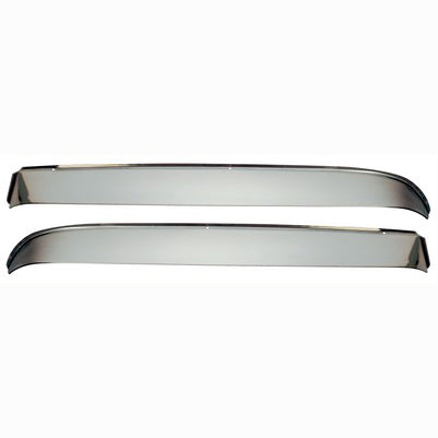 1973-87 Chevrolet/Gmc Truck Or 73-91 Suburban,Blazer,Crew Cab Vent Shades W/Hardware Polished Ss