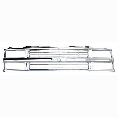 1994-98 Chev C/K Series Truck and SUV Grille, ALL CHROME, Custom, Composite H/L Gm1200463