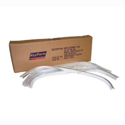 1988-98 C-10 Wheel Arch Mldg 4Pc Set, Chr