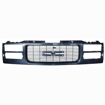 1994-98 GMC C/K truck and SUV Grille For Composite Headlights, Black (Paint To Match) Without Chrome Trim