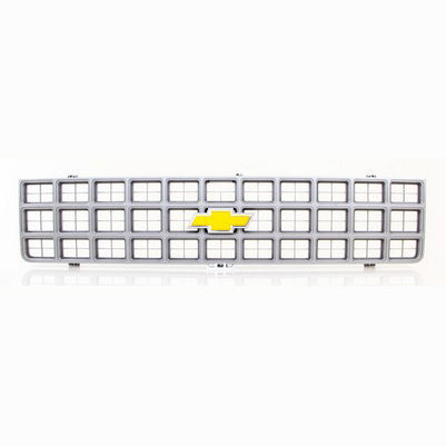 Premium Grille - OE Style w/ Foil Bowtie Emblem - Argent Gray - 80 Chevy C/K Pickup Blazer Suburban