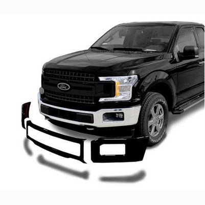 2018-20 F150 Front Bumper Shellz, (CENTER COVER) Paintable ABS, Without tow hooks