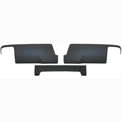 2014-18 Silverado/Sierra Rear BumperShellz, Matte Black, w/o sensor holes
