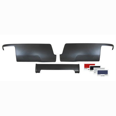2014-18 Silverado/Sierra Rear BumperShellz - Paintable ABS, w/o sensor holes