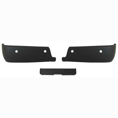 2009-18 Ram Rear BumperShellz, Matte Black, single exhaust, w/ sensor holes