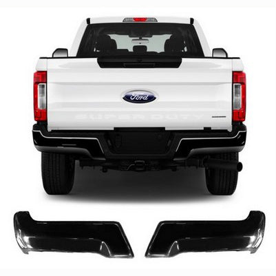 2017-22 F250/F350 Rear Bumper Shellz, With sensor holes, Gloss Black