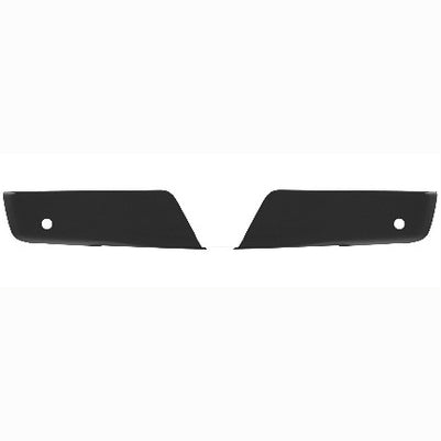 2015-20 F150 Rear BumperShellz, Gloss Black, w/ sensor holes