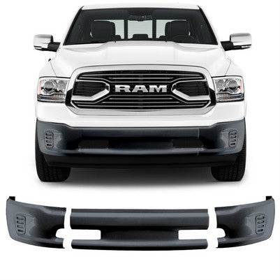 2013-18 Ram 1500 front Armor Coated: Bed-Lined ABS, w/o Sensors w/o Fog lights
