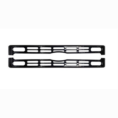 2023-25 Super Duty XL/XLT Grille Overlays, Gloss Black