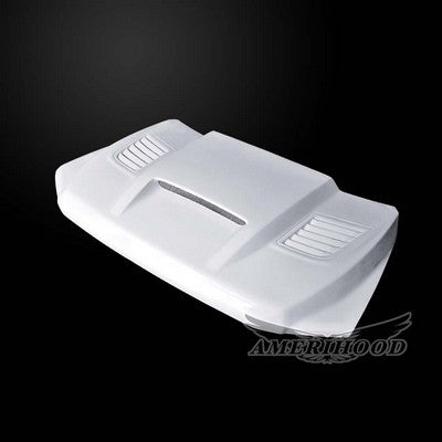 2020-25 Sierra 2500/3500 SSK Style Functional Heat Extractor Ram Air Hood