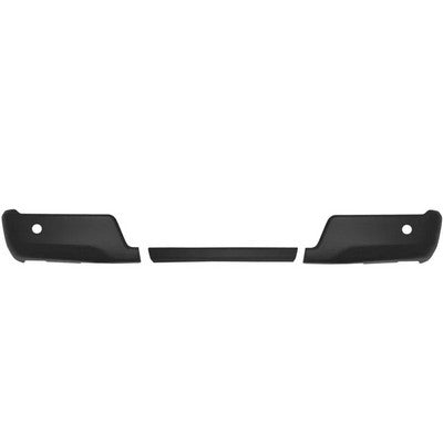 2024-2025 Ford F150 Rear Bumper Overlays, with sensors, Matte black