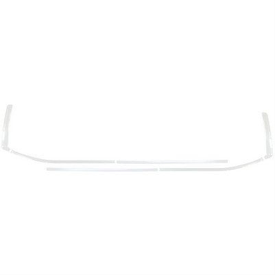 2022-2024 Toyota Tundra Window Trim Covers, Double Cab, Super White/Ice Cap