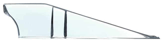 1960-66 C10 Radiator Support Upper Tie Bar Baffle Chrome, Lh