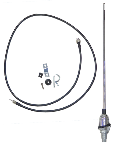 1964-66 Chev/Gmc P/U, Sub And Panel Telescoping Antenna Assy W/Cable And Hardware